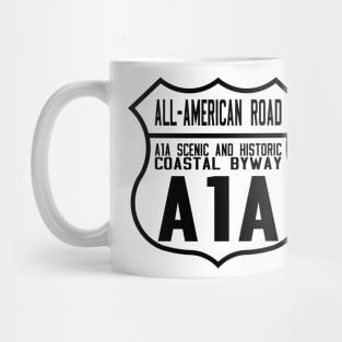 A1A Scenic & Historic Coastal Byway All-American Road route shield Mug